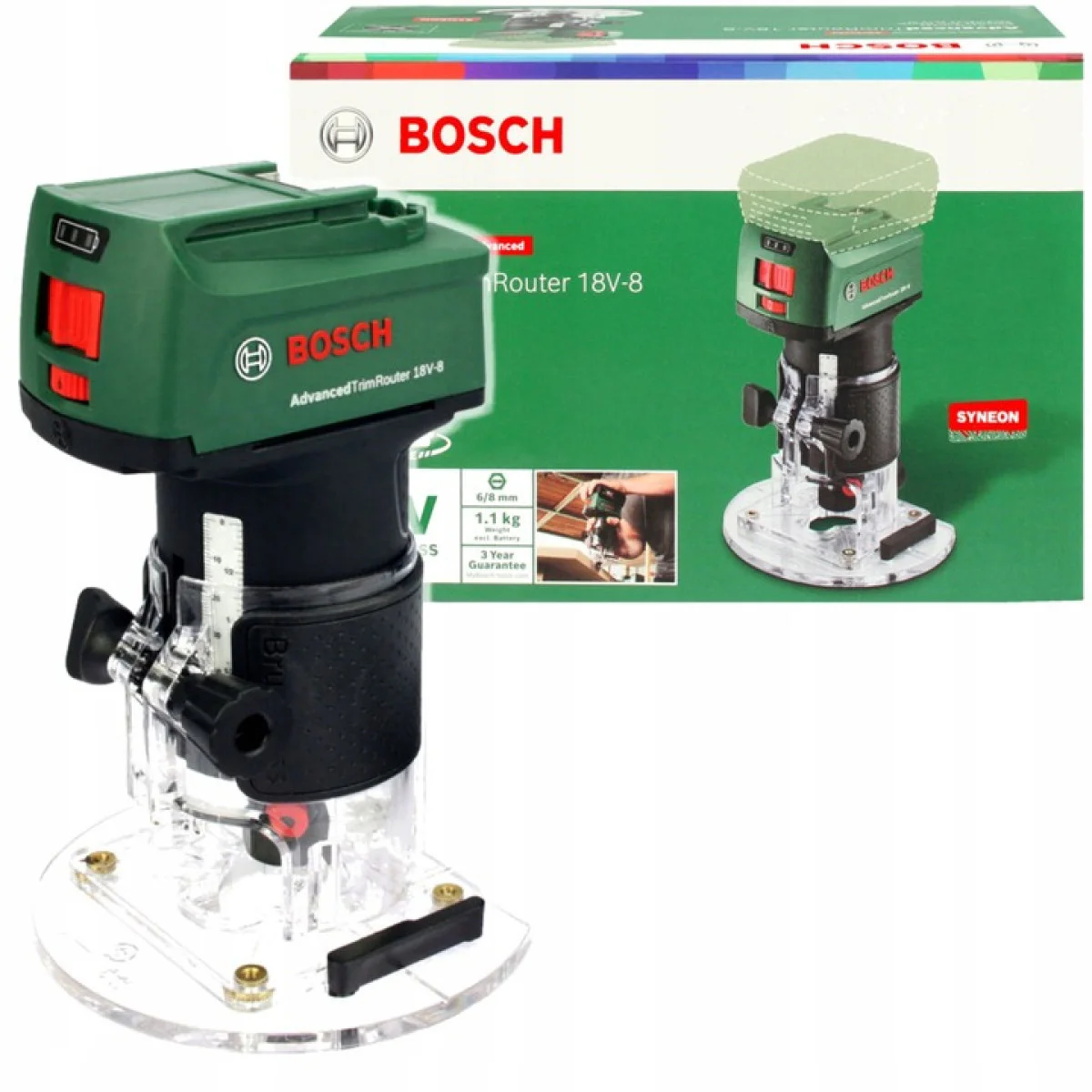 Акумулаторна фреза Bosch AdvancedTrimRouter 18V-8 без батерия 06039D5000