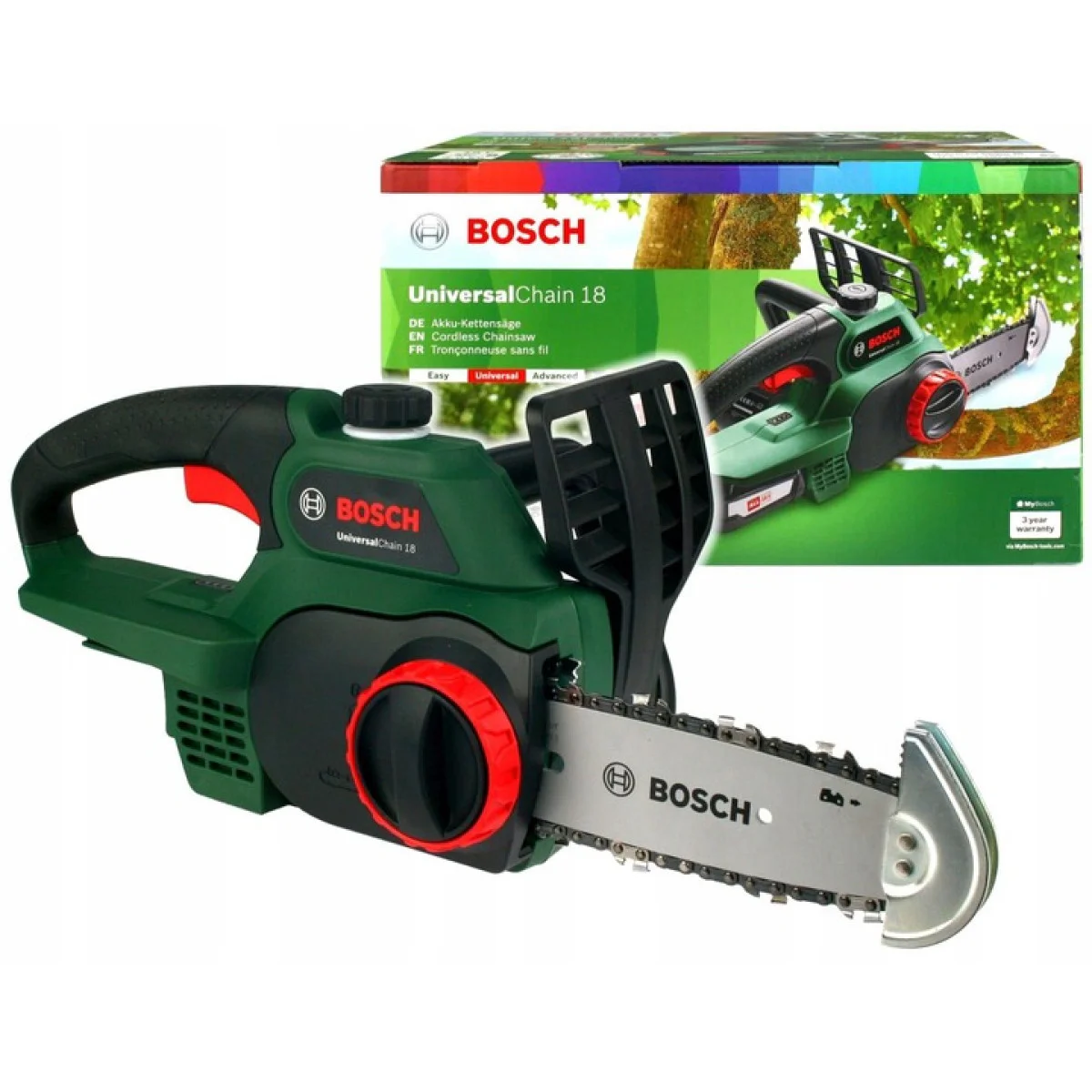 Акумулаторен верижен трион Bosch  UniversalChain 18 06008B8001