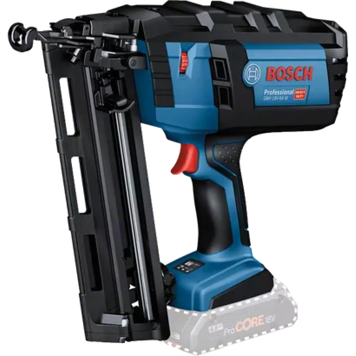 Акумулаторен пистолет за пирони Bosch GNH 18V-64 M без батерия и зарядно устройство 0601481000