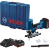 Акумулаторен прободен трион Bosch GST 185-LI PROFESSIONAL, 18.0 V, 125 мм, 2 x батерия GBA 18V 4.0Ah 06015B2022