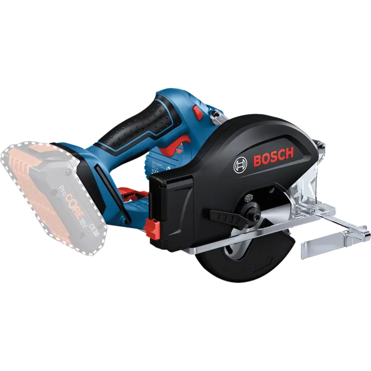 Акумулаторен циркуляр Bosch GKM 18V-50 без батерия и зарядно устройство 06016B8000