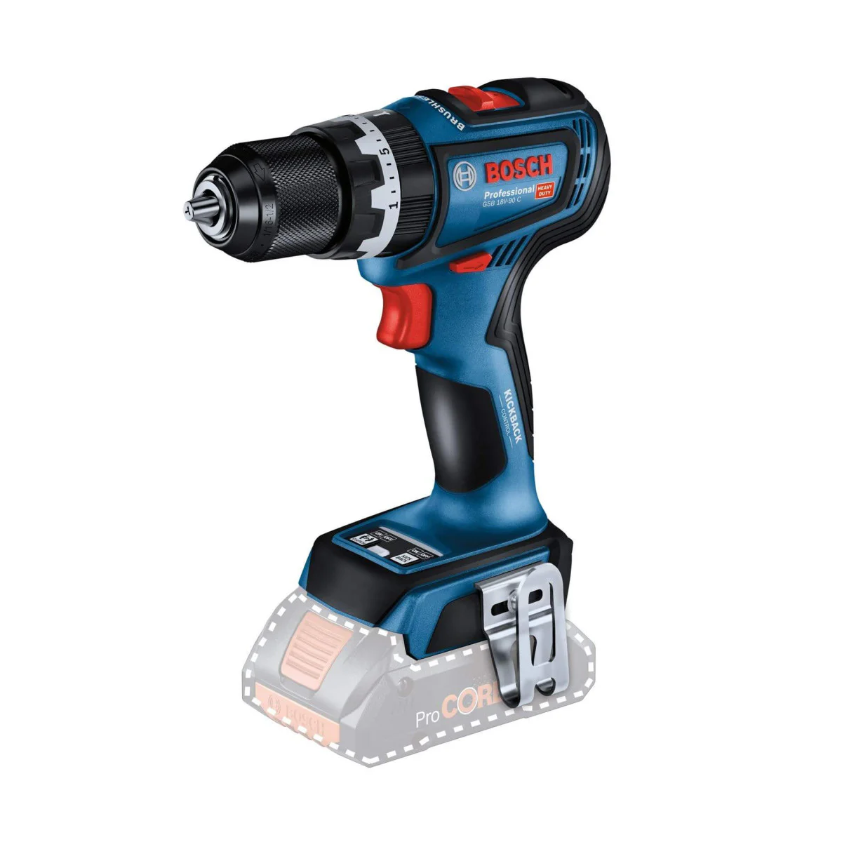 Акумулаторен ударен винтоверт Bosch GSB 18V-90 C без батерия 06019K6100 Акумулаторен ударен винтоверт Bosch GSB 18V-90 C без батерия 06019K6100