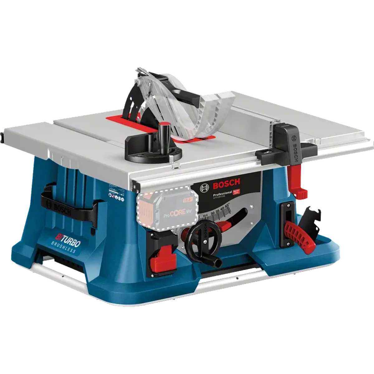 Акумулаторен стационарен циркуляр Bosch BITURBO GTS 18V-216 за дърво 0601B44000 Акумулаторен стационарен циркуляр Bosch BITURBO GTS 18V-216 за дърво 0601B44000