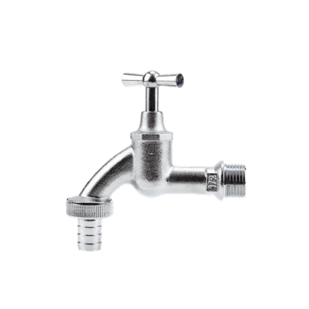 Кран за чешма с винтов съединител с резба  21 mm (G 1/2 07330-20