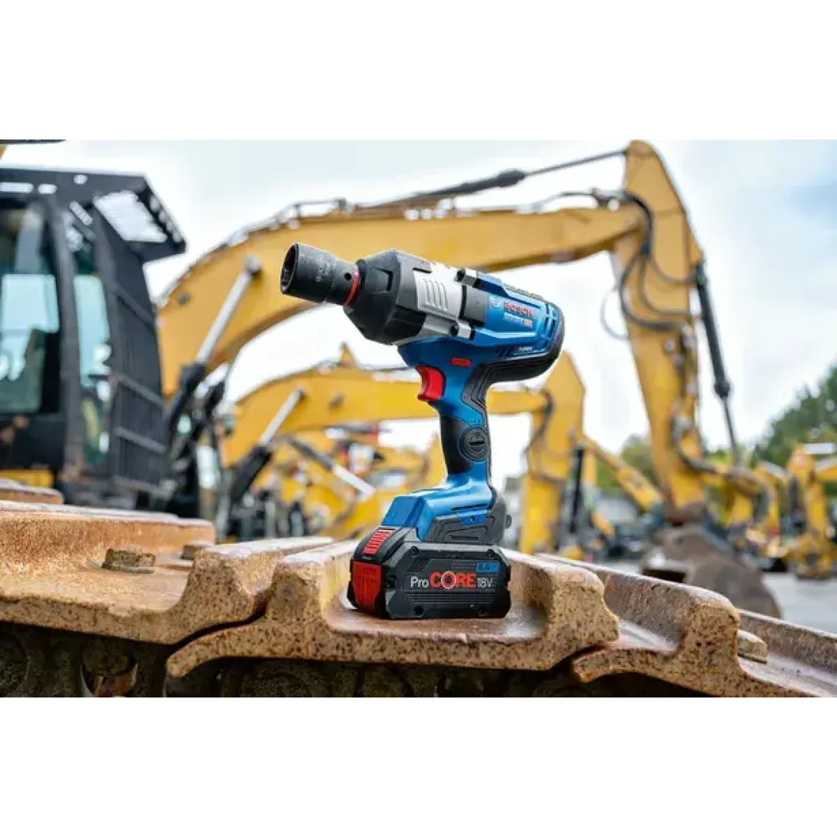 Акумулаторен гайковерт Bosch GDS 18V-1600 HC, 3/4, 2200 Nm, 2 бр батерия ProCORE18V 8.0Ah, в  L-BOXX 136 06019M1002