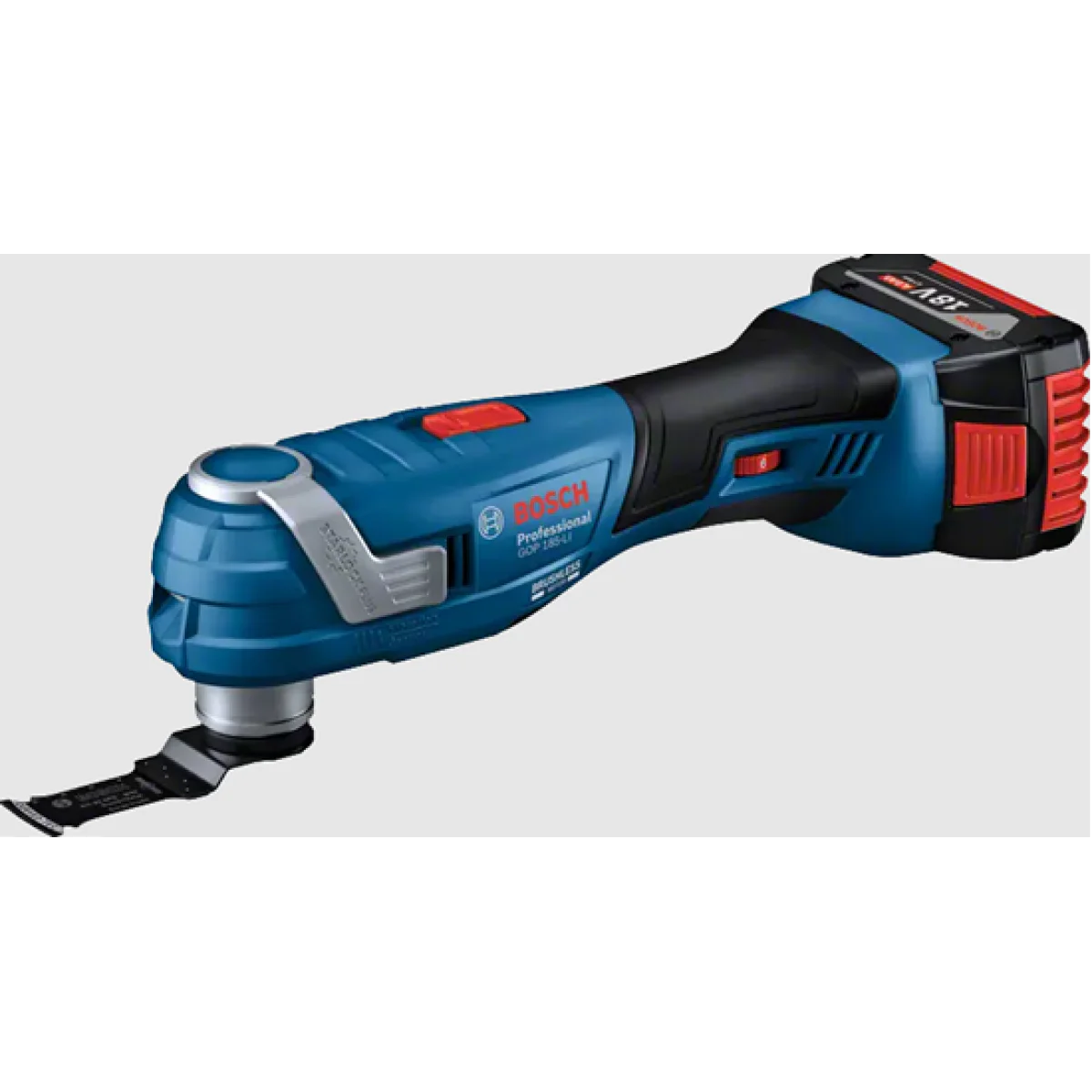 Акумулаторен мултифункционален инструмент BOSCH GOP 185-LI, 1 x 4,0Ah 18 V, консумативи, куфар 06018G2021 Акумулаторен мултифункционален инструмент BOSCH GOP 185-LI, 1 x 4,0Ah 18 V, консумативи, куфар 06018G2021