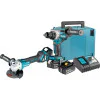 Акумулаторен комплект ъглошлайф и винтоверт Makita DLX2431TJ, LXT, с 3 батерии 18 V, 5 Ah, зарядно, в куфар