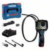 Инспекционна камера Bosch GIC 12V-5-27 C, 1 x акумулаторна батерия GBA 12V 2.0Ah, L-BOXX 136 0601241401