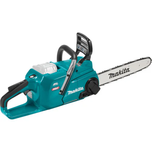 Акумулаторен верижен трион Makita UC015GZ, 40 V, 350 мм, без батерия и зарядно + Комплект за заточване + Масло + Шина + Верига