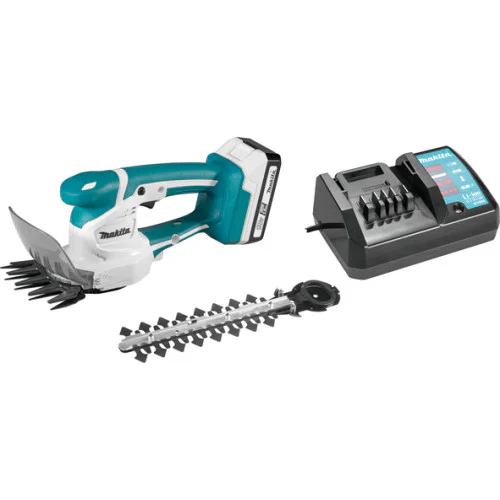 Акумулаторна ножица за трева и храсти Makita UM110DWYX, 110 мм, с 1 бр батерия 18 V, 1.5 Ah, зарядно