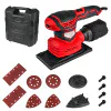 Мултифункционална шлайфмашина 3 в 1 Raider RD-MSA30, 300 W, Ø 125 мм, с куфар и аксесоари