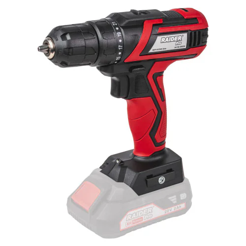 Комплект акумулаторни машини Raider RDP-BXS9, R20, 2 батерии 2 Ah 20 V, зарядно и чанта