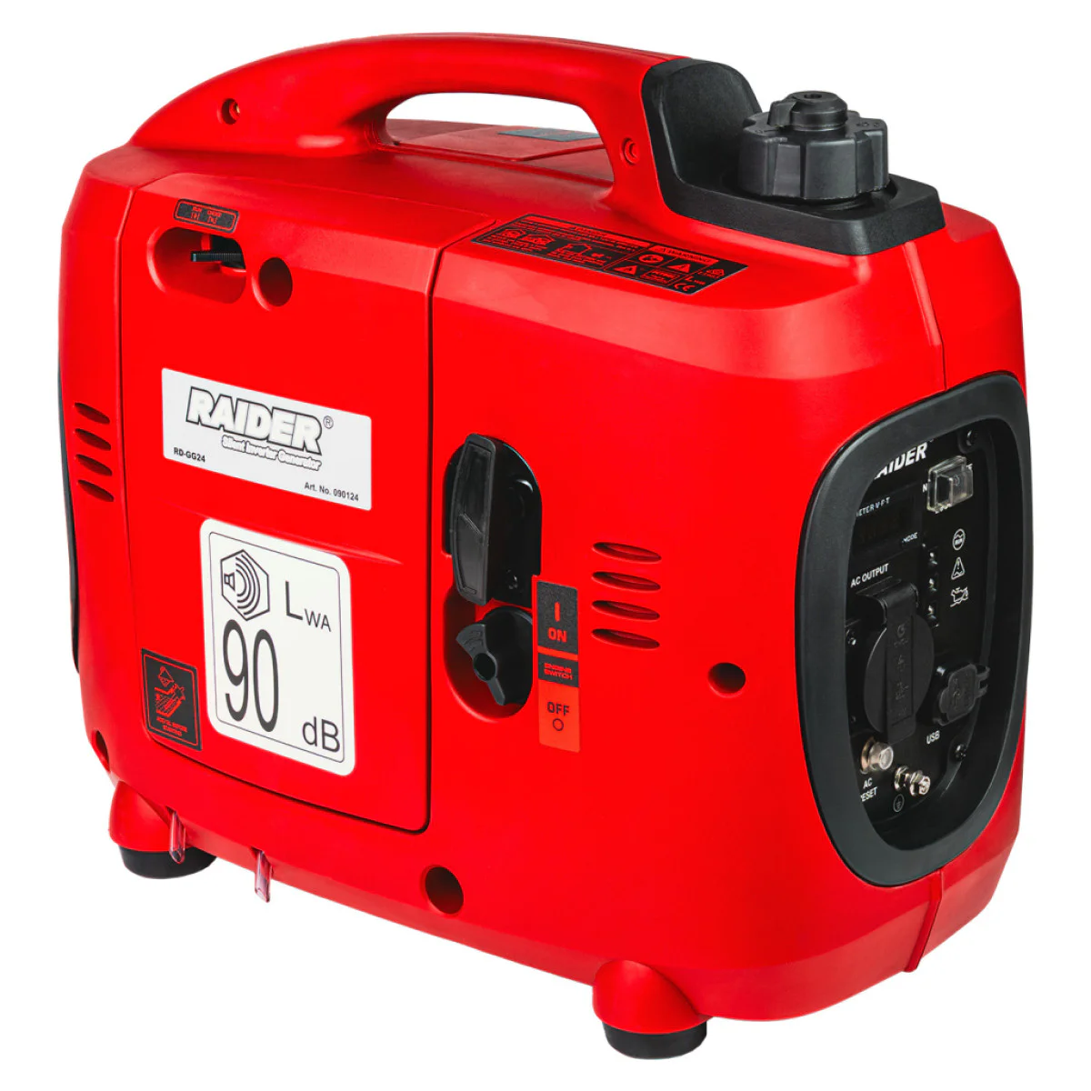Инверторен бензинов генератор Raider RD-GG24, 1.2 kW, 3 л, с AVR 090124 Инверторен бензинов генератор Raider RD-GG24, 1.2 kW, 3 л, с AVR 090124