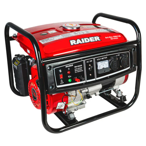 Бензинов генератор за ток Raider RD-GG25, 2.8 kW, 12 л