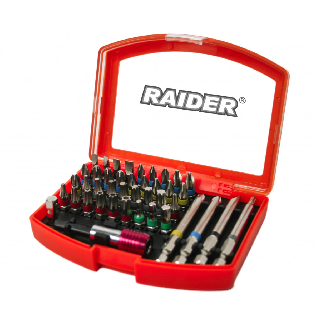 Комплект акумулаторни машини Raider RDP-BXS6, R20, с батерии 4 Ah и 5 Ah 20 V, зарядно и аксесоари 030325