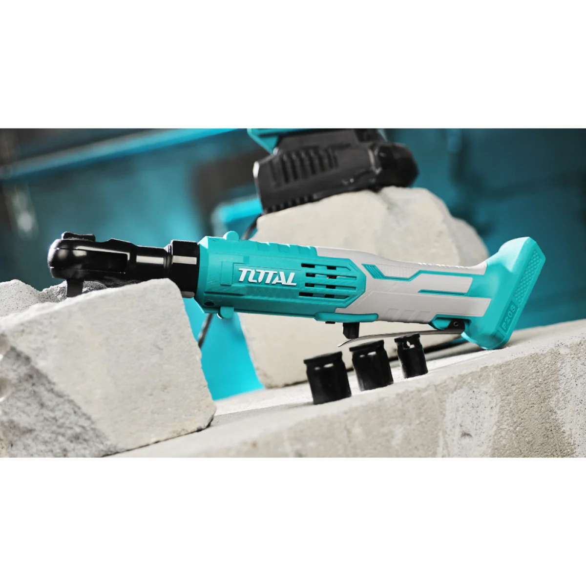 Акумулаторна тресчотка TOTAL TDRLI2060152, 3/8", 65 Nm, 1 батерия 20 V 2.0 Ah TDRLI2060152