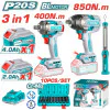 Комплект акумулаторни инструменти TOTAL TOSLI241195E, батерии 2 Ah и 4 Ah 20 V 