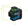 Линеен лазер Bosch GLL 80-33 G Professional, до 30м, държач LB 10, зелена линия 0601065500