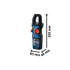 Амперклещи Bosch GMC 600-15, 600 V, 600 A, с калъф 0601077600 Амперклещи Bosch GMC 600-15, 600 V, 600 A, с калъф 0601077600