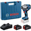 Акумулаторен ударен гайковерт Bosch GDS 18V-780, 1000 Nm, ½", с 2 батерии 18 V, 5 Ah, зарядно, в куфар