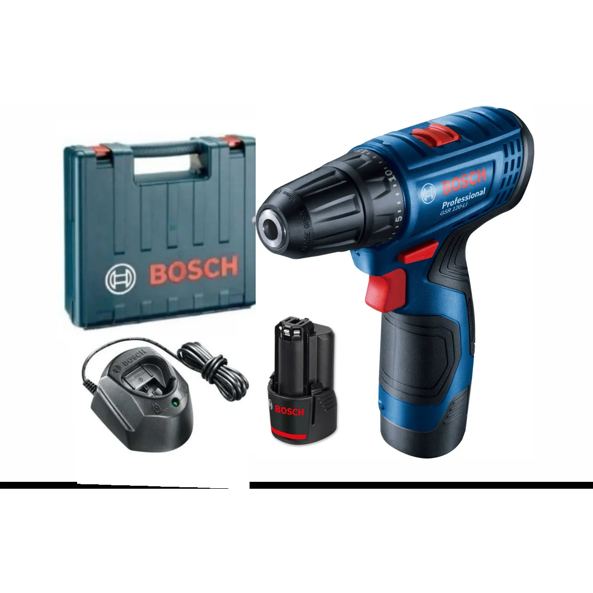 Акумулаторен винтоверт Bosch GSR 120-Li - 2бат 06019G8000
