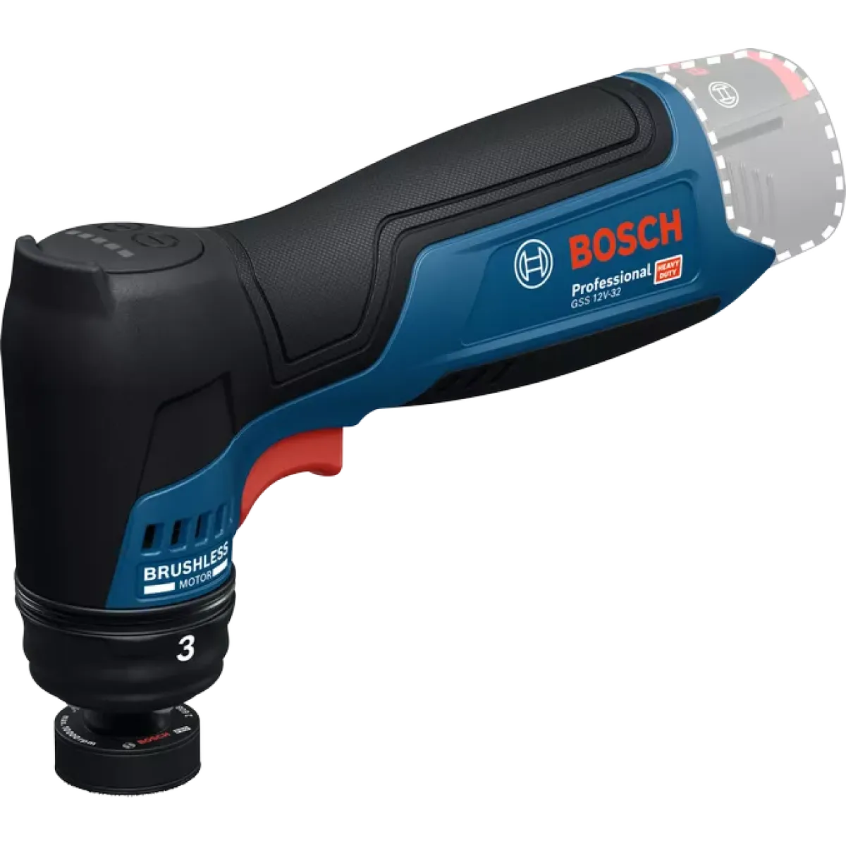 Акумулаторен виброшлайф Bosch GSS 12V-32, 32 мм, без батерия и зарядно 06019L1000 Акумулаторен виброшлайф Bosch GSS 12V-32, 32 мм, без батерия и зарядно 06019L1000
