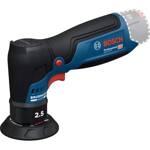 Акумулаторен ексцентършлайф Bosch GEX 12V-77, 12 V, 77 мм, без батерия и зарядно