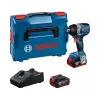 Акумулаторен ударен гайковерт Bosch GDS 18V-750 C, 750 Nm, 1/2, с 2 бр батерии 18 V, 5 Ah, зарядно и куфар 06019L9003 Акумулаторен ударен гайковерт Bosch GDS 18V-750 C, 750 Nm, 1/2, с 2 бр батерии 18 V, 5 Ah, зарядно и куфар 06019L9003