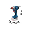 Акумулаторен ударен гайковерт Bosch GDX 18V-285, без батерия и зарядно 06019N2120