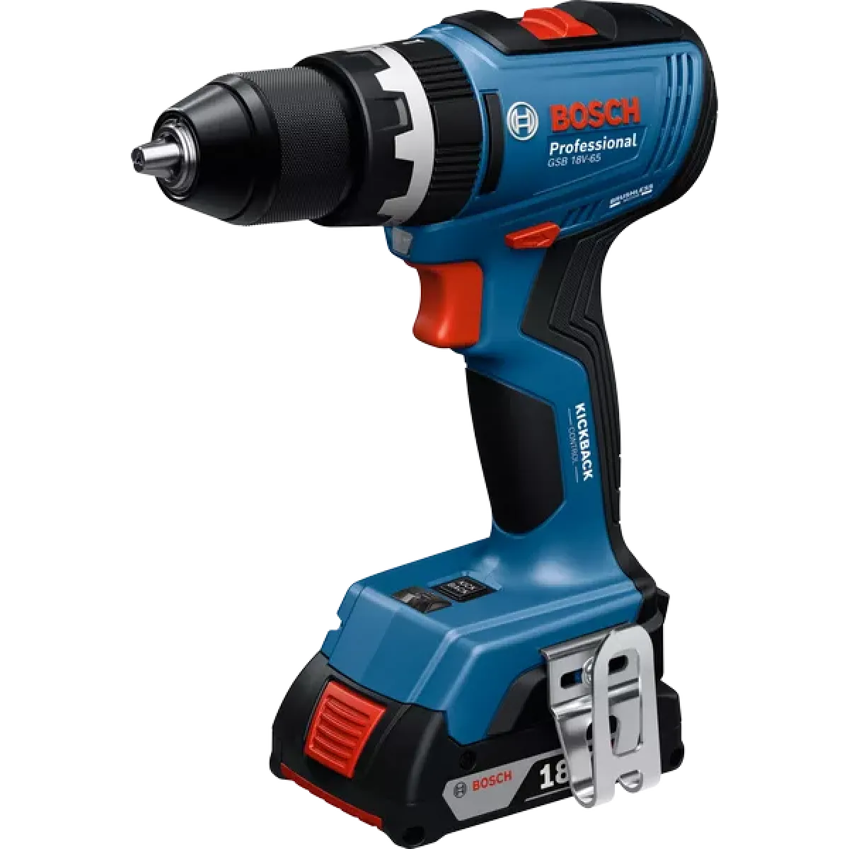 Акумулаторен ударен винтоверт Bosch GSB 18V-65, 65 Nm, без батерия и зарядно 06019N3300