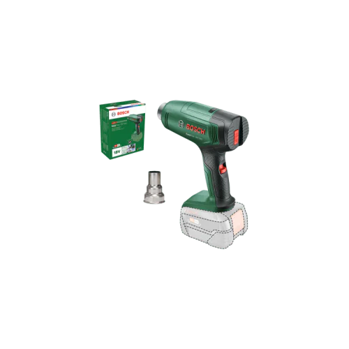 Акумулаторен пистолет за горещ въздух Bosch EasyHeat 18V-500, 18 V, без батерия и зарядно