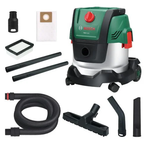 Универсална прахосмукачка Bosch PAS15-220, 1350 W, 65 л/сек, 15 л