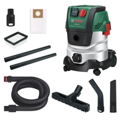 Универсална прахосмукачка Bosch PAS20-220P, 1350 W, 65 л/сек, 20 л
