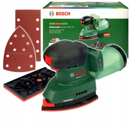 Акумулаторен мултишлайф Bosch UniversalSander 18V-10, без батерия и зарядно устройство