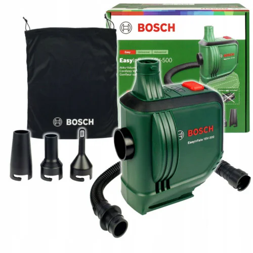 Акумулаторна въздушна помпа Bosch EasyInflate 18V-500,  18 V, 0.03 бара, без батерия и зарядно устройство Акумулаторна въздушна помпа Bosch EasyInflate 18V-500,  18 V, 0.03 бара, без батерия и зарядно устройство