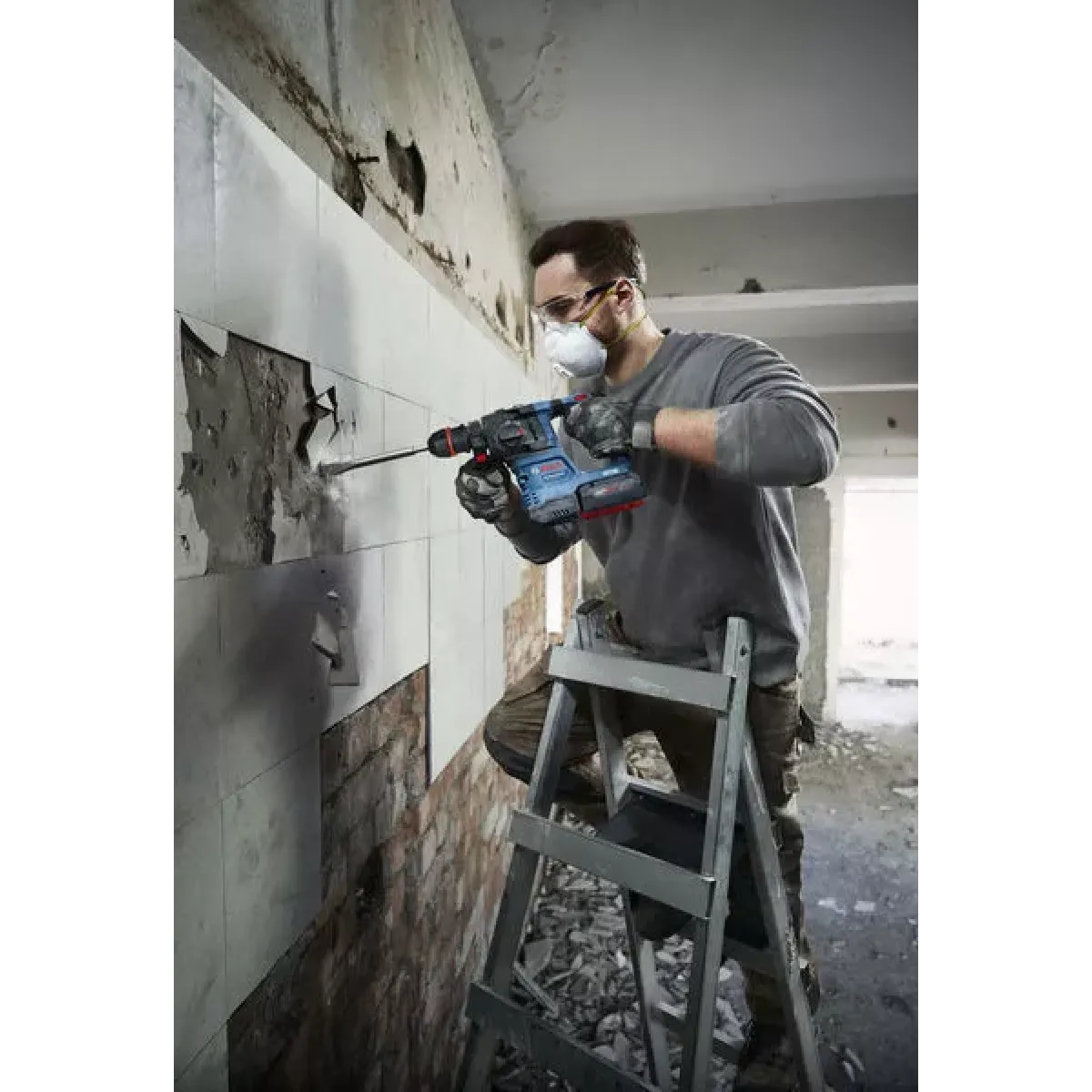 Акумулаторен перфоратор Bosch GBH 18V-22 X, 18 V, SDS-Plus, ONECHUCK, без батерия и зарядно 0611924100