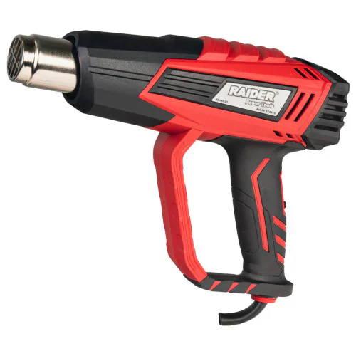 Пистолет за горещ въздух Raider RD-HG27, 2000 W, с 3 дюзи и куфар