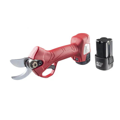 Акумулаторна лозарска ножица Raider RD-PSH02, 25 мм, с 2 батерии 16 V 2 Ah, зарядно, в куфар