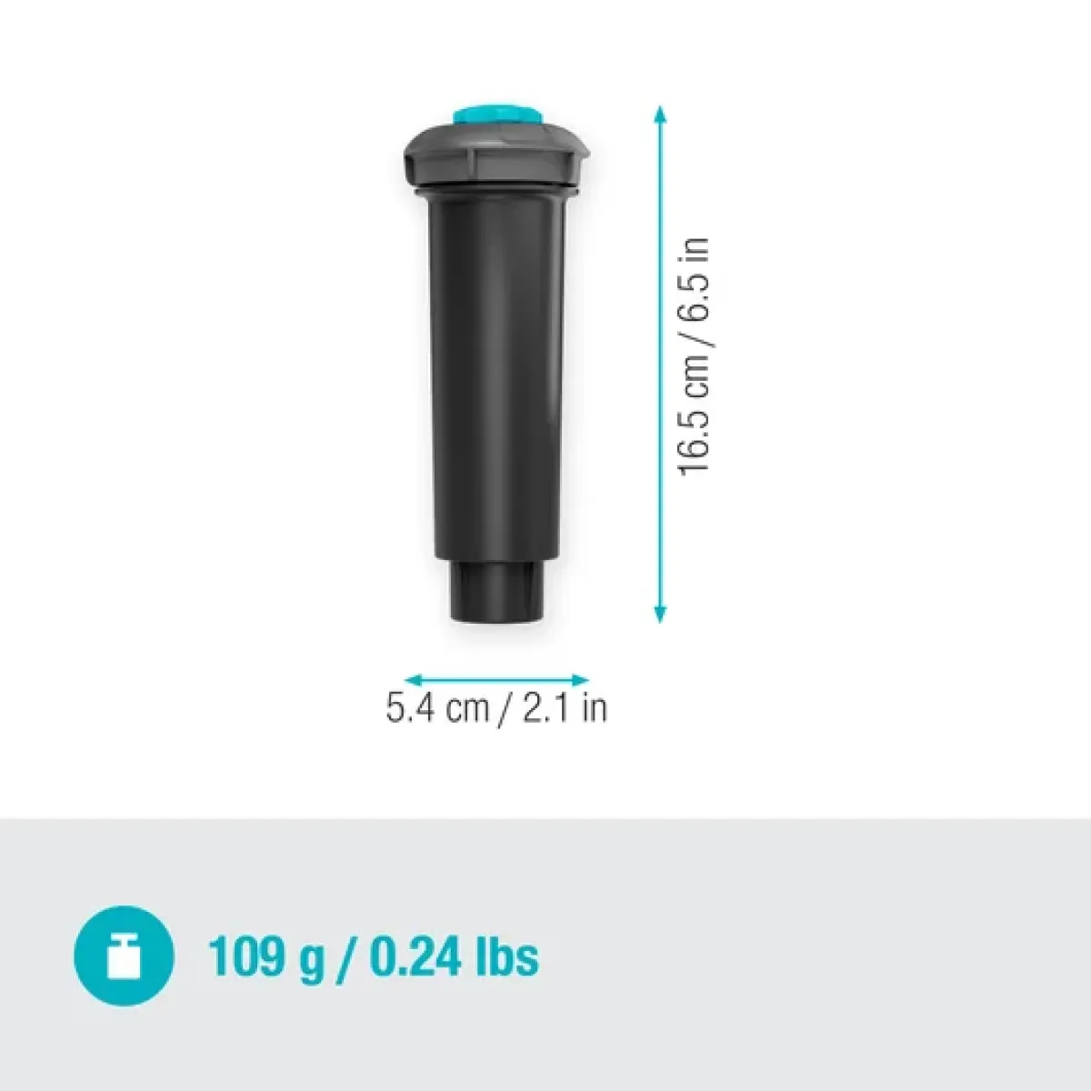 Изскачащ разпръсквач Gardena POP-UP SD80, 80 м², 1/2 08243-20