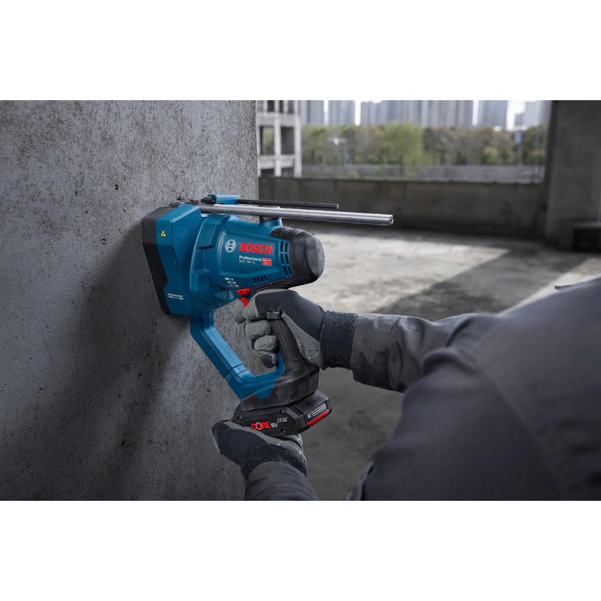 Акумулаторна машина за рязане на шпилки Bosch GGC 18V-12, 18 V, M6 - M12, без батерия и зарядно 06019M8000