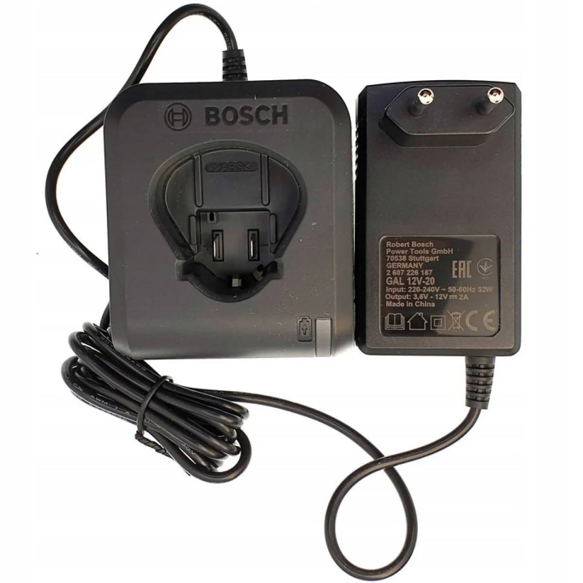 Зарядно устройство Bosch GAL 12V-20, 12,0 V 1600A020Y1 Зарядно устройство Bosch GAL 12V-20, 12,0 V 1600A020Y1