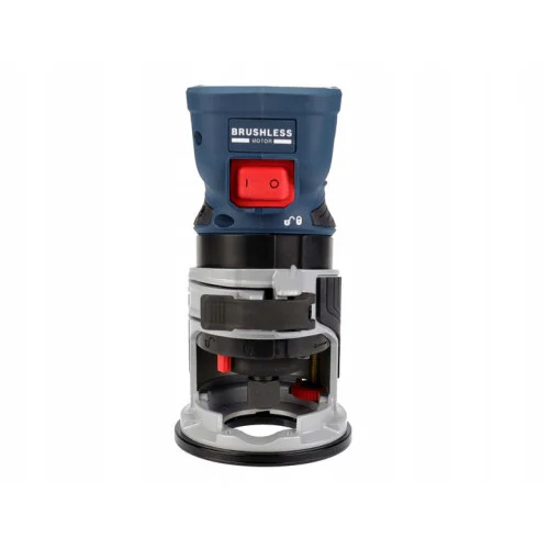 Акумулаторна фреза за кантове Bosch PRO GKF 18V-8, 18 V, 6, 8 мм, без батерия и зарядно, с аксесоари и куфар