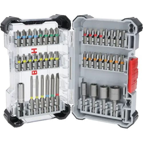 Комплект битове и накрайници Bosch ExtraHard, 43 части