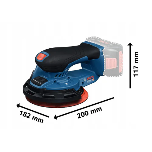Акумулаторен ексцентършлайф Bosch GEX 18V-150-3, 18 V, ⌀150 мм, без батерия и зарядно