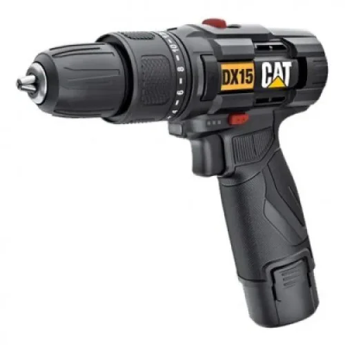 Акумулаторна бормашина CAT DX15, 30 Nm, с 1 батерия 12 V 2 Ah и зарядно