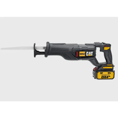 Акумулаторен безчетков саблен трион CAT DX52B, 18 V, 29 мм, без батерия и зарядно