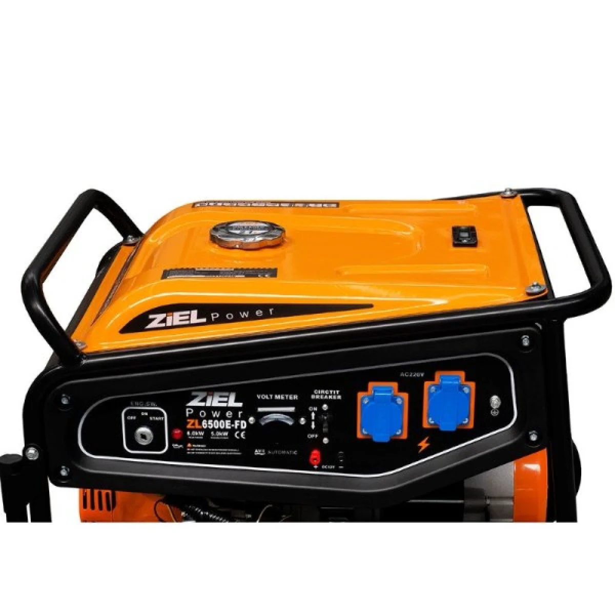 Бензинов генератор Ziel ZL6500E-FD 5kW / 6kW 3531752