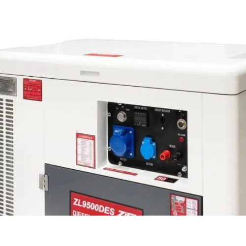 Генератор дизелов обезшумен Ziel ZL9500DES, 7kw/7.5kW