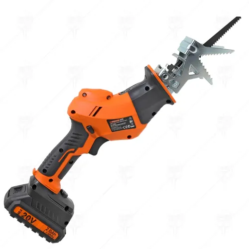 Акумулаторен саблен трион Premium HD 48149, 1 батерия 20 V, 2 Ah, зарядно