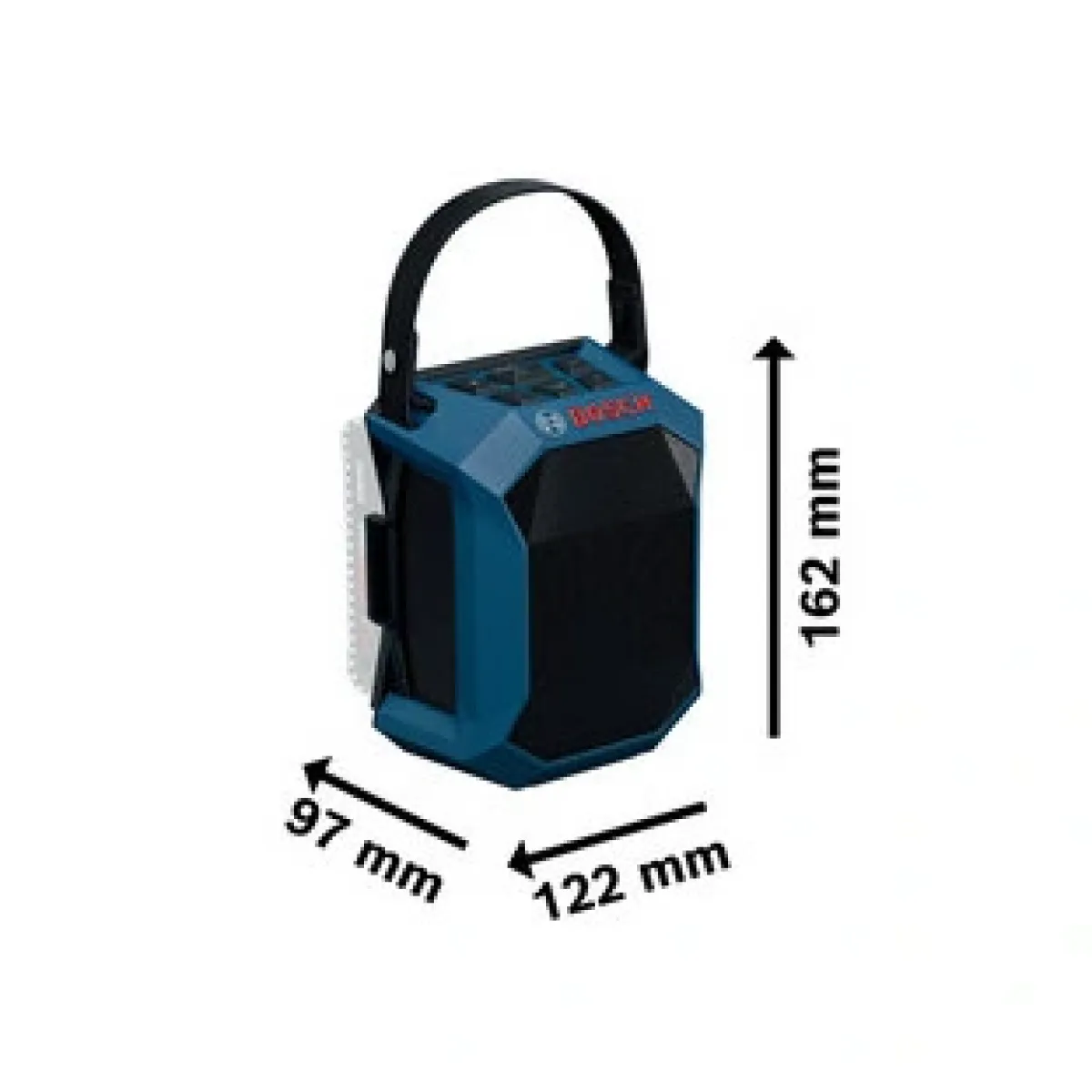 Акумулаторна тонколона Bosch GPB 18V-1 C, Bluetooth, 18 V, без батерия и зарядно 06014A7001